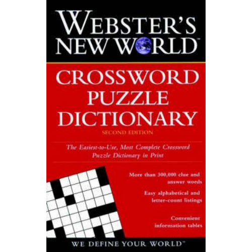 Webster s New World Crossword Puzzle Dictionary Chapter One Bookstore